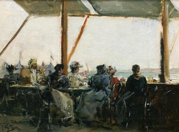 Cafe En La Terraza by Julio Vila Prades