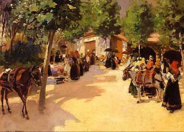 Fiesta En El Pueblo by Julio Vila Prades