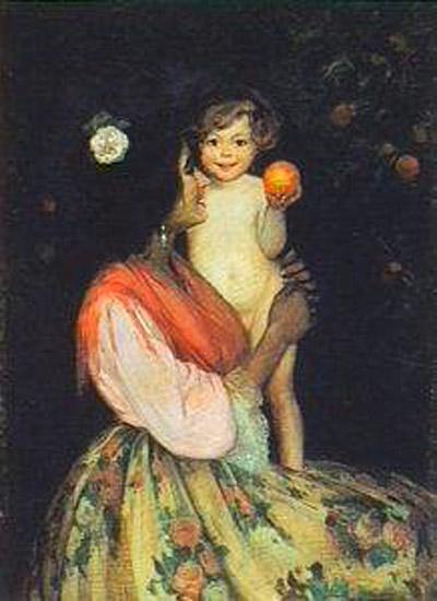 Mujer Con Niaa by Julio Vila Prades