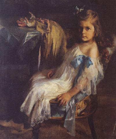 Niaa Sentada by Julio Vila Prades