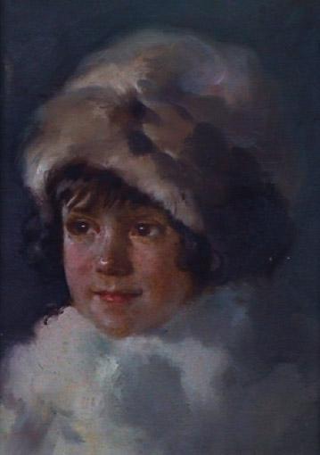 Retrato De Su Hija by Julio Vila Prades