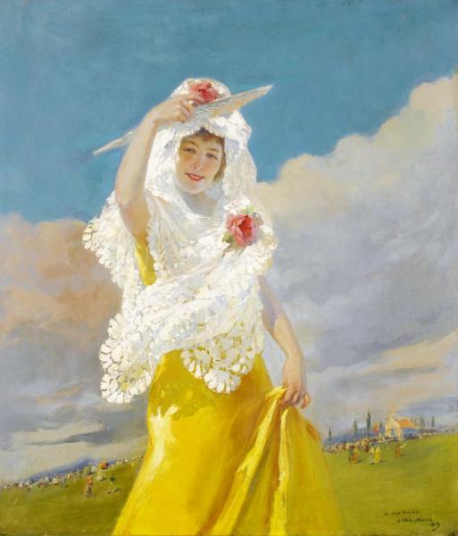 The White Mantilla by Julio Vila Prades