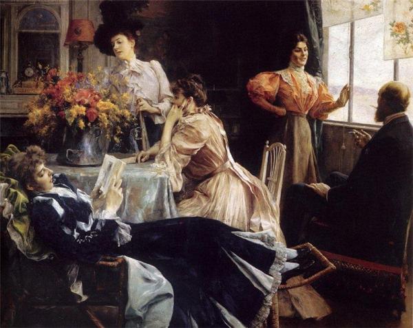 At Home by Julius Leblanc Stewart