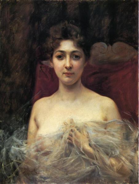 In The Boudoir by Julius Leblanc Stewart Oil Painting Reproductions