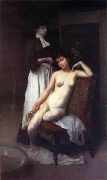 La Toilette by Julius Leblanc Stewart