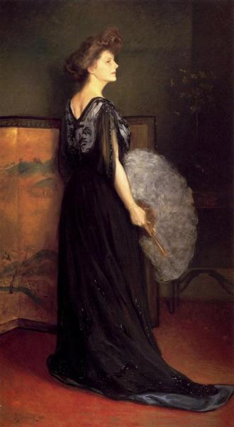 Portrait Of Mrs. Francis Stanton Blake by Julius Leblanc Stewart