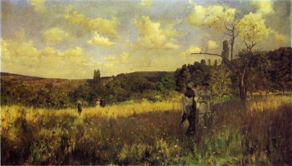Summer's Promenade by Julius Leblanc Stewart