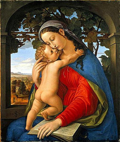 Madonna And Child by Julius Schnorr Von Carolsfeld Oil Painting Reproductions