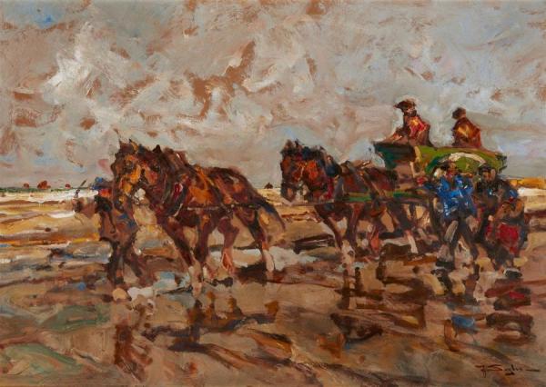 Shrimp Fishers by Julius Seyler