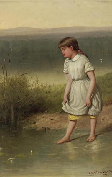 Pond Lilies by Junius Brutus Stearns