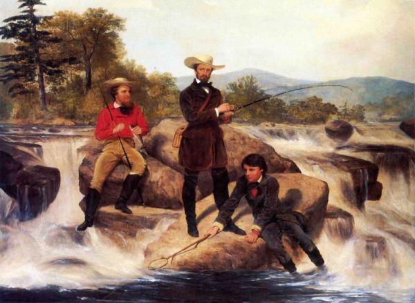 Trout Fishing by Junius Brutus Stearns