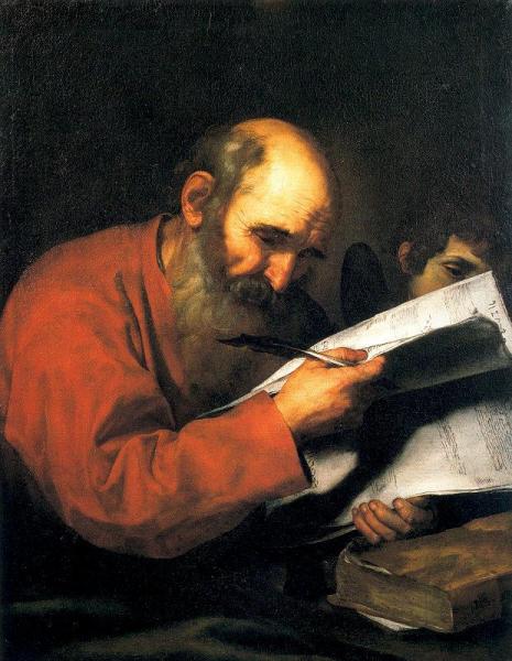 Jusepe De Ribera St. Matthew With The Angel