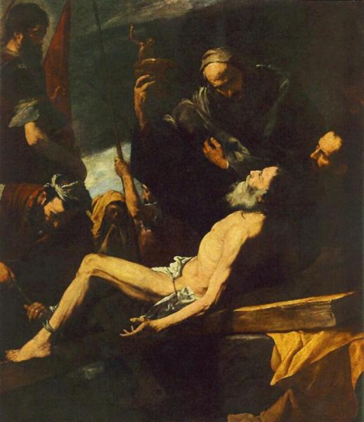 The Martyrdom Of Saint Andrew by Jusepe De Ribera
