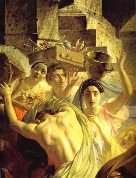 The Last Day Of Pompeii (detail 1) by Karl Brullov
