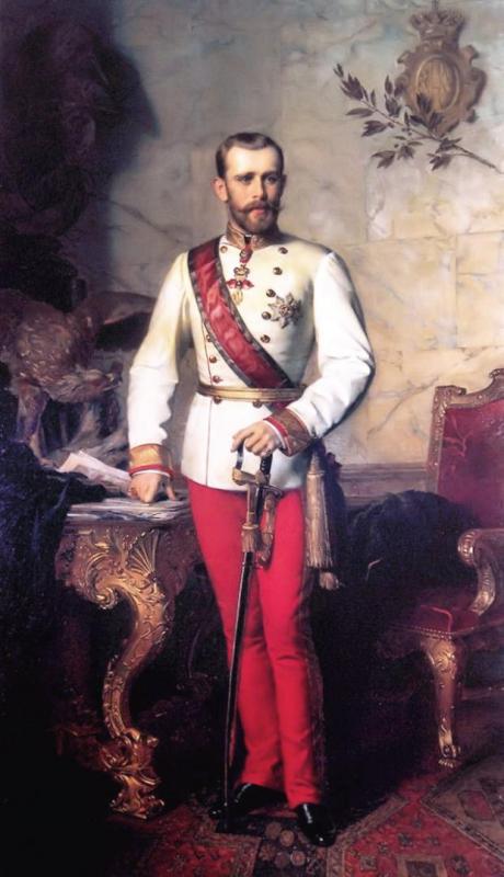 Portrait Of Crown Prince Rudolph (1858-1889) by Karl Eugene Felix