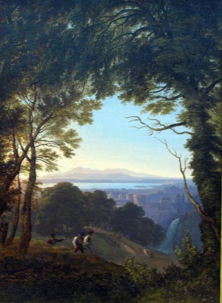 Italian Landscape by Karl Friedrich Schinkel Oil Painting Reproductions