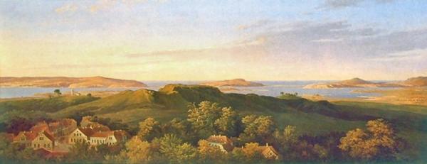 The Rugard On Rügen by Karl Friedrich Schinkel Oil Painting Reproductions