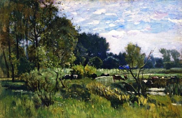 At Havel by Karl Hagemeister