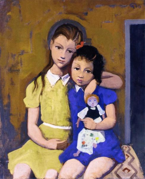 Karl Hofer Children's Portrait