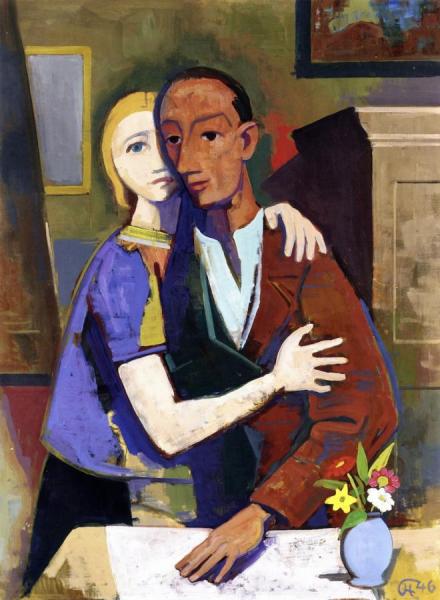 Couple by Karl Hofer