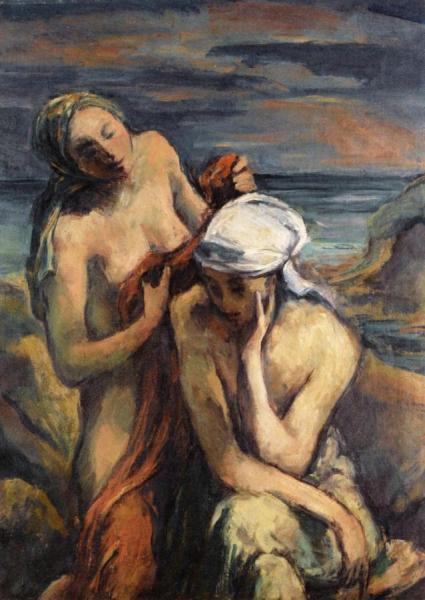 Evening, Two Bathers by Karl Hofer