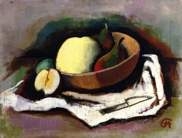 Still Life With Grapefruit by Karl Hofer