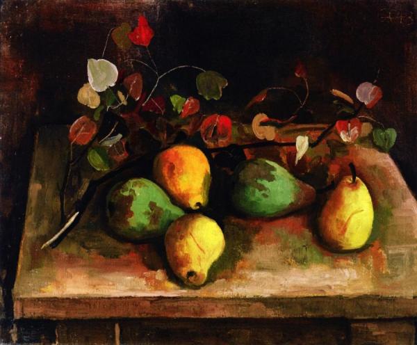 Still Life With Pears by Karl Hofer