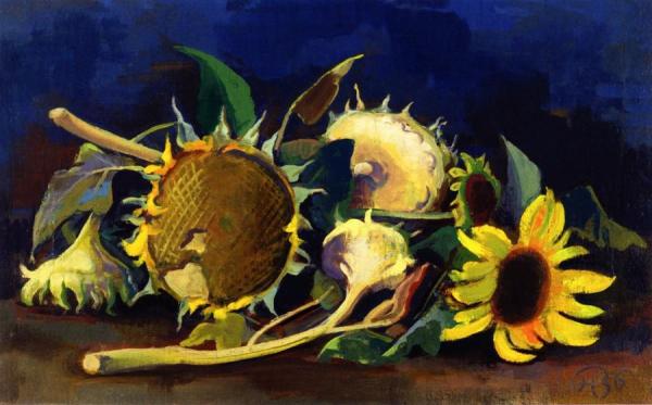 Sunflowers by Karl Hofer