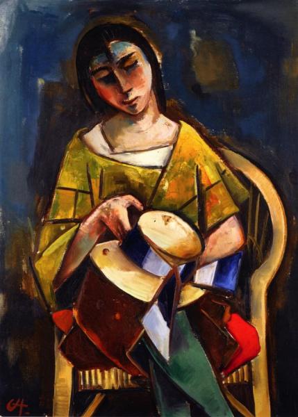 The Milliner by Karl Hofer Oil Painting Reproductions