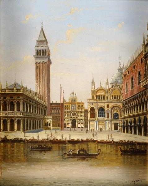 St. Mark's Square In Venice by Karl Kaufmann