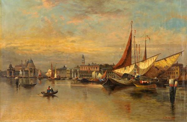 View Of Venice by Karl Kaufmann