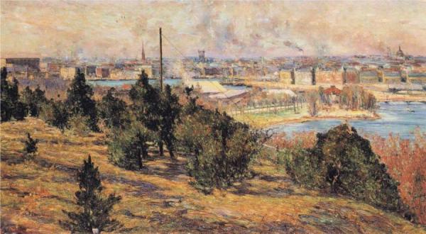 View Of Stockholm From Skansen by Karl Nordstrom