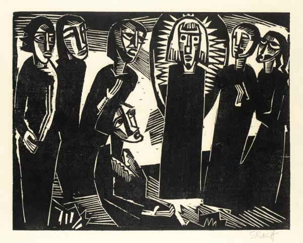 Christus Unter Den Frauen (schapire Addendum 85) by Karl Schmidt-rottluff