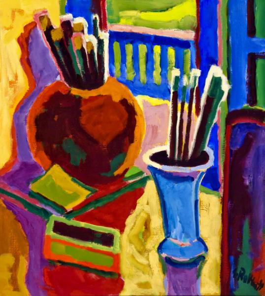 Paintbrushes (in Memoriam Walter GramattÉ), 1963 by Karl Schmidt-rottluff