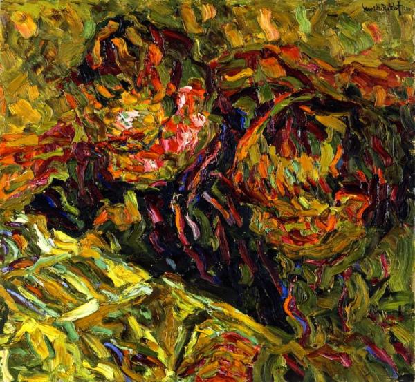 Reading Children by Karl Schmidt-rottluff