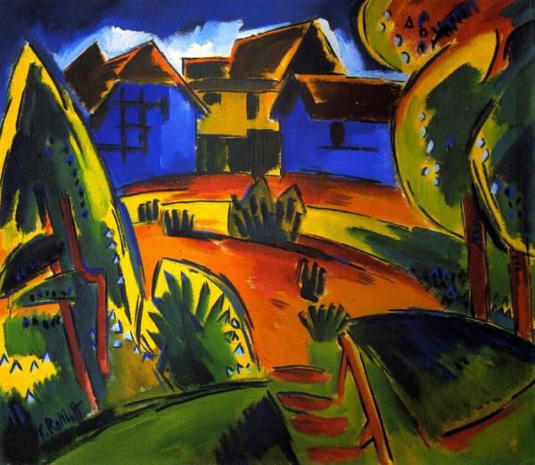 Karl Schmidt-rottluff Village Square