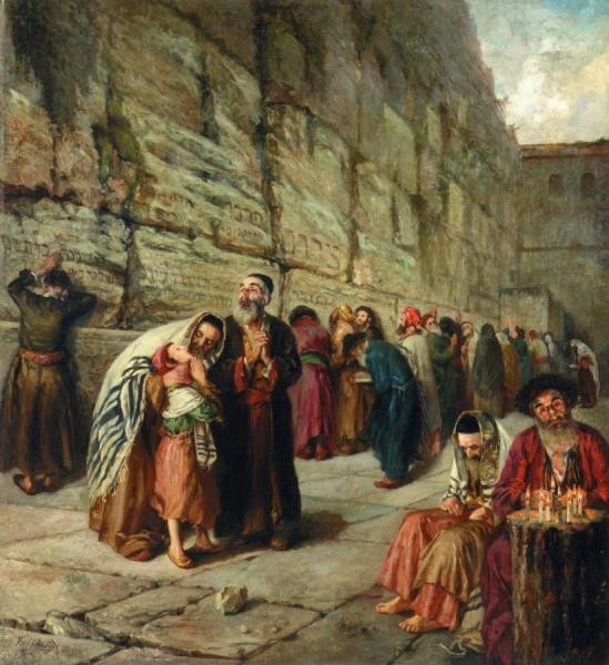 The Wailing Wall by Karl Schneider