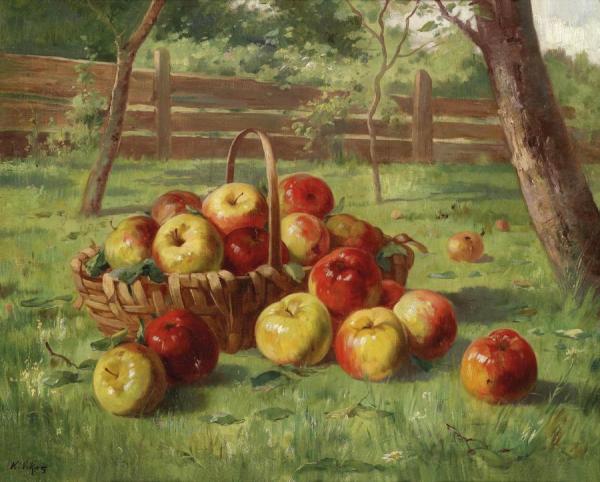 Apples by Karl Vikas Oil Painting Reproductions