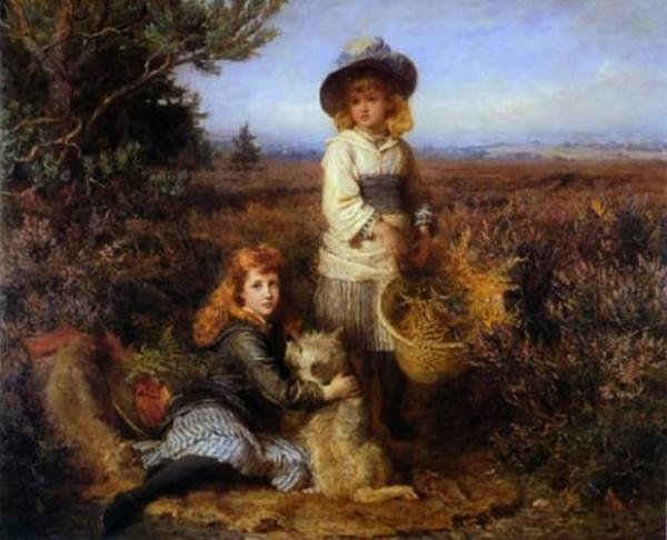 Among The Fernes by Karl Wilhelm Friedrich Bauerle