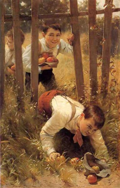 Stealing Apples by Karl Witkowski