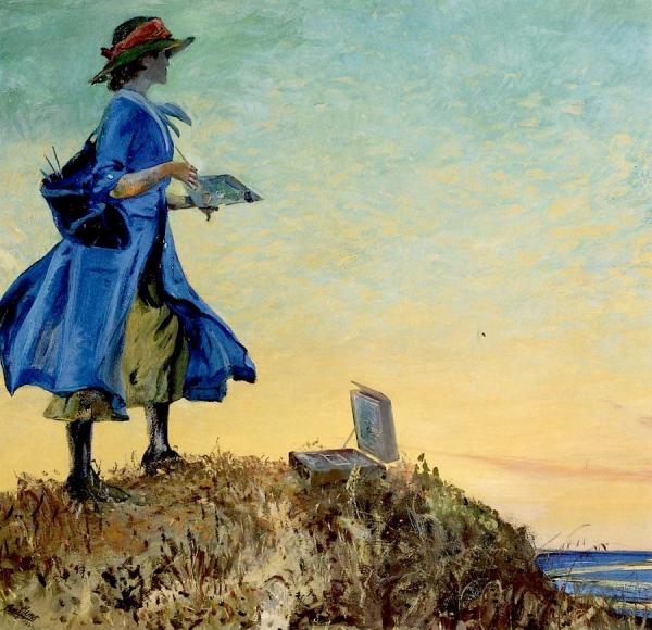 Her Finishing Touches by Karl Yens