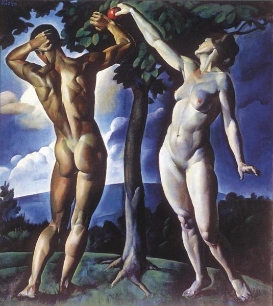 Karoly Patko Adam And Eve