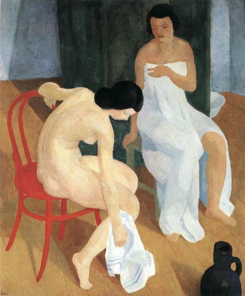 Karoly Patko Bathing In The Morning