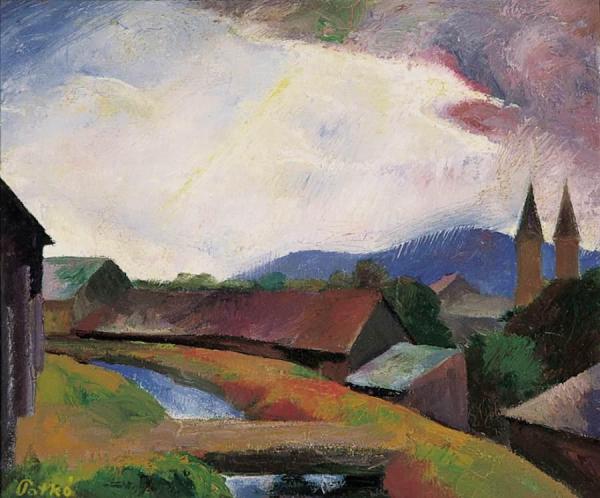 Karoly Patko Felsobanya Landscape