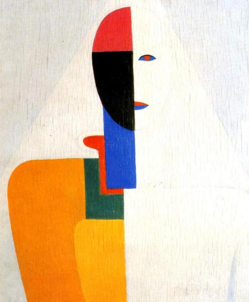 Female Half Figure by Kasimir Malevich