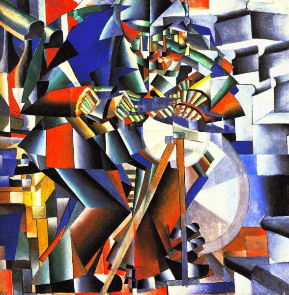 The Knifegrinder by Kasimir Malevich