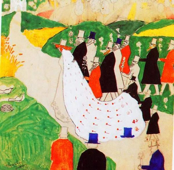 The Wedding by Kasimir Malevich
