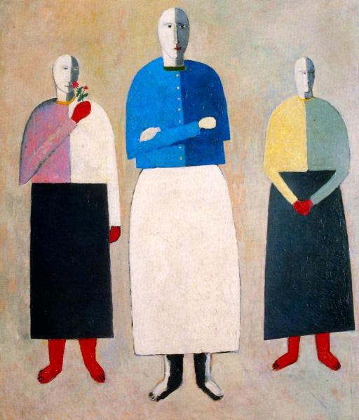 Three Women by Kasimir Malevich
