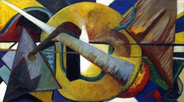 Abstract Portrait Of Marcel Duchamp by Katherine S. Dreier