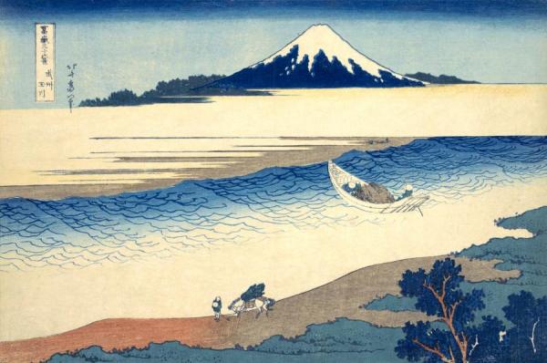 Bushu Tamagawa(the Tama River In Musashi Province) by Katsushika Hokusai